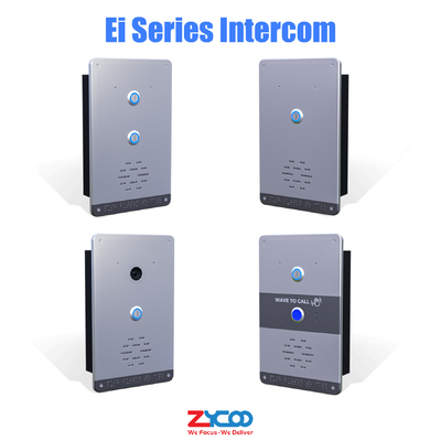 محفظه آلومینیومی مقاوم در برابر خوردگی، سری Ei مبتنی بر SIP مبتنی بر PoE Intercom مدل 4