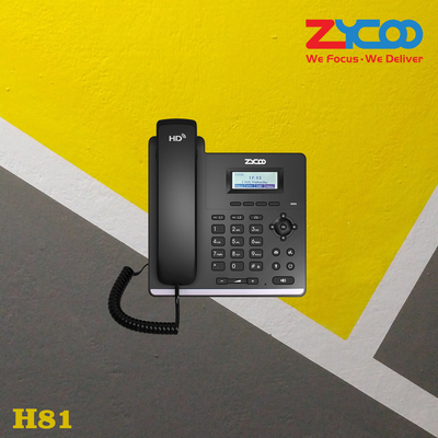DC 5V/0.6A Wifi Desk Phone Voip 4.3W برای کارمندان سازمانی